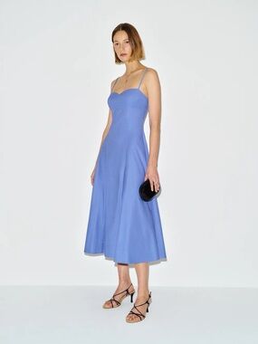 Reformation Kailani Dress Blue - Size 4